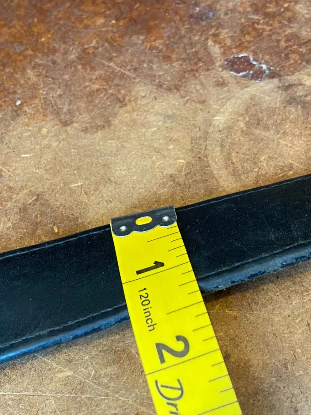 Carhartt Men’s Belt Size 40 Leather Distressed Black